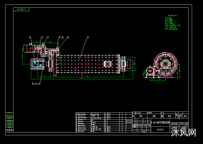 QMJ1245高效节能球磨机详细图纸图纸合集的封面图