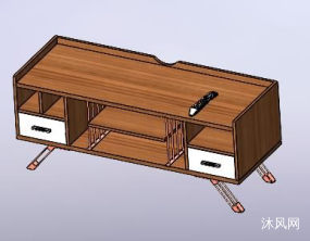 电视桌柜模型图纸合集的封面图