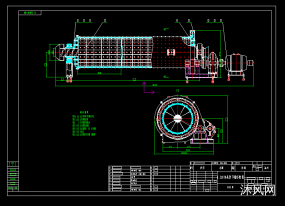 QMJ1870高效节能球磨机详细图纸图纸合集的封面图