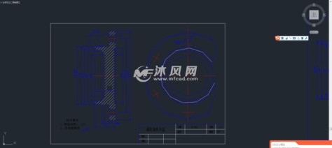 后盖的图纸预览图