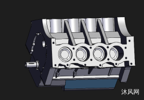 V8发动机模型图3D图纸合集的封面图