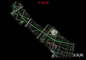 平原地区高速公路沥青路面及边坡防护设计图纸合集的封面图