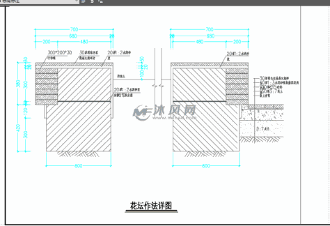 花坛做法的图纸预览图