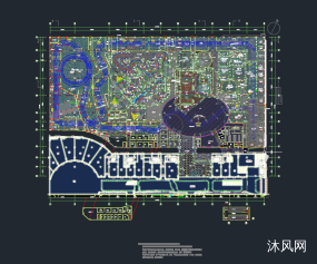 某电影乐园设计布置图图纸合集的封面图