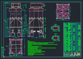 四联旋风除尘器图纸合集的封面图