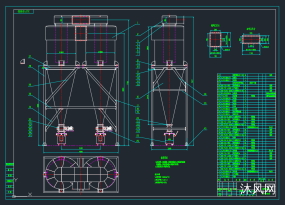 双联旋风除尘器图纸合集的封面图