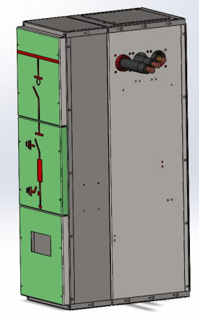 10kV固体绝缘负荷开关熔断器组合电器图纸合集的封面图