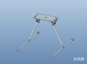 无人机脚架模型图纸合集的封面图