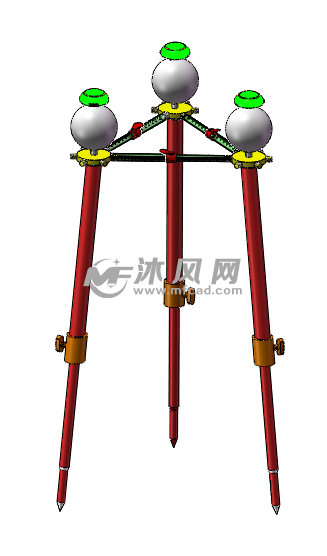 定位装置 整体图的图纸预览图