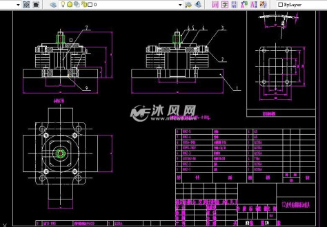 12度弯角观察板加装具总成图的图纸预览图