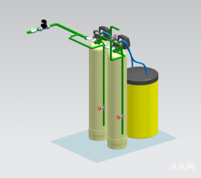 全自动软水器模型图纸合集的封面图