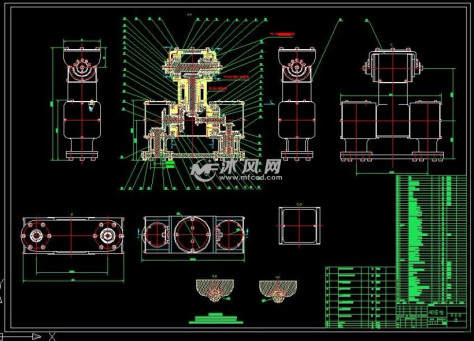 装配二维图的图纸预览图