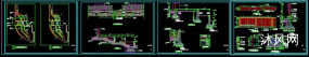 跌级挡土墙栏杆扶手截水沟图纸合集的封面图