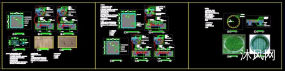 绿地井盖、硬质井盖施工图图纸合集的封面图