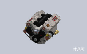 捷豹项目的V6引擎发动机图纸合集的封面图