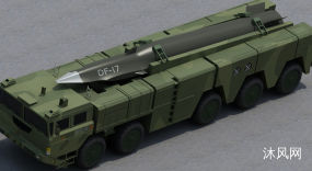 东风17导弹发射车CAD三维模型