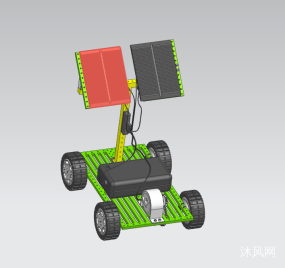 太阳能小车模型图图纸合集的封面图