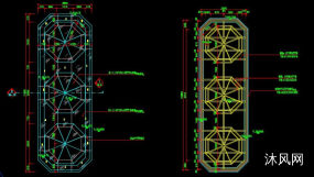 钻石状采光井欧式拱桥(含结构)图纸合集的封面图