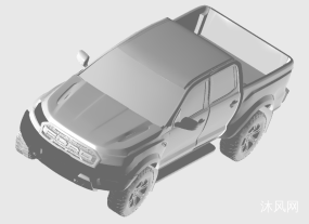 Ranger Raptor皮卡汽车模型图纸合集的封面图