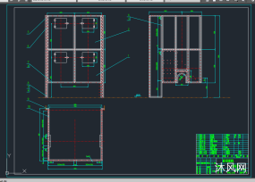 烧结机密封罩（上部和下部CAD）图纸合集的封面图