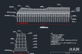 锚杆加格构梁及抗滑桩边坡治理施工图图纸合集的封面图