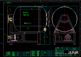 GR1000不锈钢真空滚揉机图纸合集的封面图