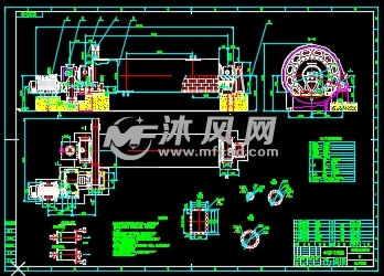 球磨机总图的图纸预览图