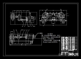 通用手自一体磨床总图图纸合集的封面图