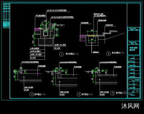 排水沟及道牙做法大样详图图纸合集的封面图