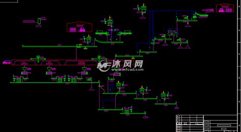 工艺流程的图纸预览图