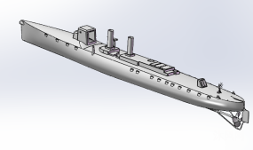 战舰模型图图纸合集的封面图