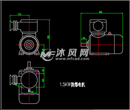 电机图的图纸预览图