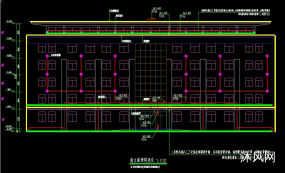 办公楼区域亮化工程项目施工图图纸合集的封面图