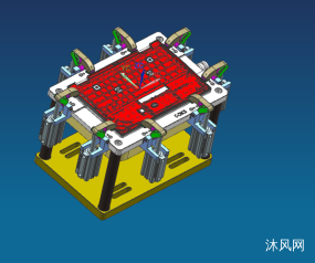 电脑外壳精铣内腔治具模型图纸合集的封面图