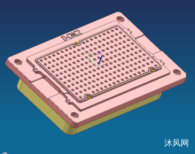 一款电脑D壳铣外观面工装治具模型图纸合集的封面图