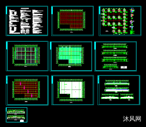 96米X135米门式刚架厂房结构施工图图纸合集的封面图