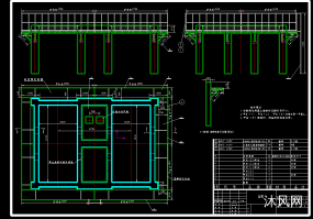 钢结构平台CAD图纸合集的封面图