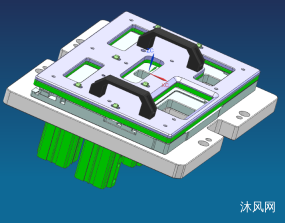 键盘外壳铣侧孔CNC治具模型图纸合集的封面图