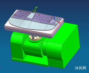 不规则电脑面板铣键盘框CNC治具模型图纸合集的封面图