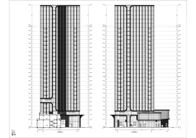 某科技智慧院区新建工程（大报告厅）=建筑图纸合集的封面图