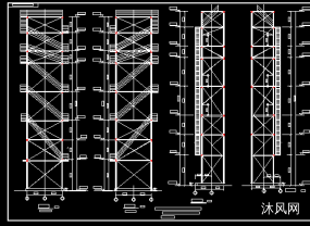 钢结构框架结构图图纸合集的封面图