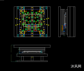 笔记本D壳30度折弯冲压模具设计图图纸合集的封面图