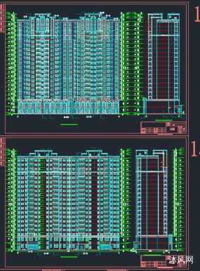 某地商住建筑设计施工图图纸合集的封面图