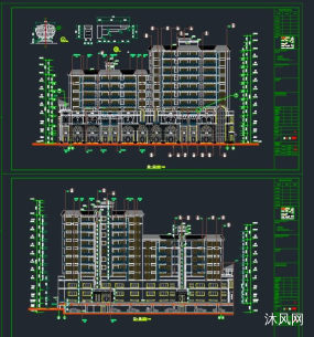 某地欧式商住建筑设计图图纸合集的封面图