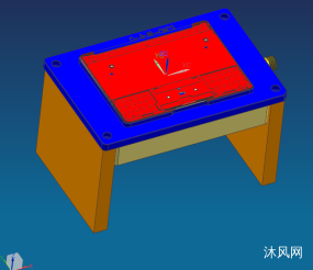 小号电脑外壳铣内腔治具模型图纸合集的封面图