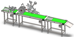 自动智能贴标机结构设计图纸合集的封面图
