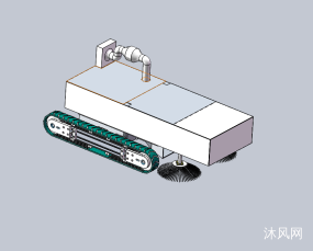 履带自动扫地机图纸合集的封面图