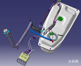 汽车燃油系统-动力附件图纸合集的封面图