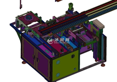 载具检测设备外形的图纸预览图