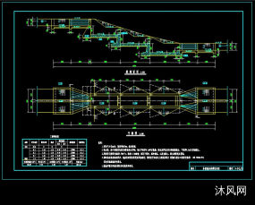 小型农田水利工程多级跌水典型设计图图纸合集的封面图